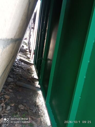 dəniz məhsulları: Metal darvaza Eni 3.50m Hündüru 2.70m, Listin qalınlığı təmiz 2.5mm — 4
