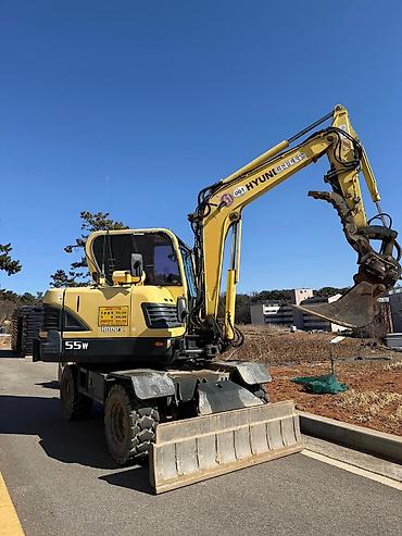 Экскаваторы: Экскаватор, Hyundai, 2010 г., Колесный — 4