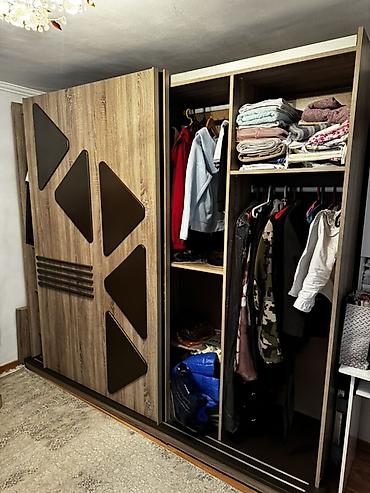 купить пластиковый комод бишкек: Гарнитур для спальни/прихожей в едином стиле: шкаф-купе + комод с — 4