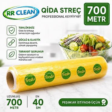 RR Clean Qida Streç – Professional keyfiyyət - Uzunluq: 700 metr - lalafo.az -da RR Clean Qida Streç – Professional keyfiyyət - Uzunluq: 700 metr -