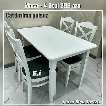 Столы и стулья: Для кухни, Новый, Стул — 4
