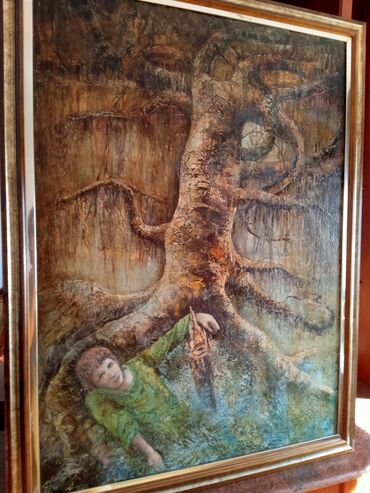 mrtva priroda ulje na platnu: Painting, 110 x 85 cm, Used