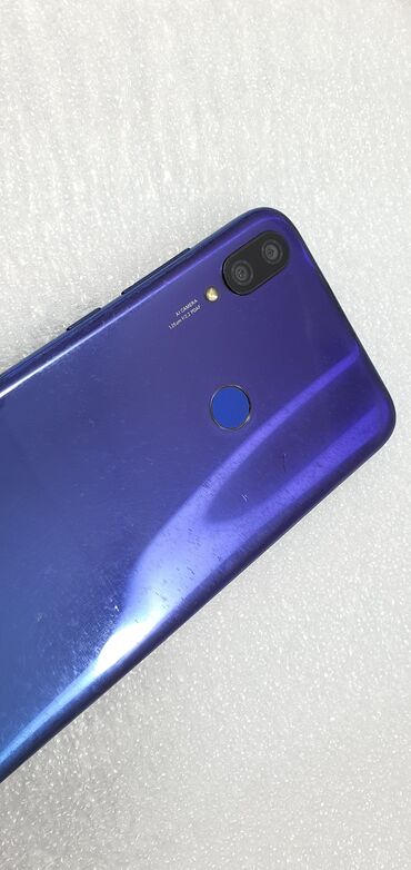 телефон игровой купить: Xiaomi, Redmi Play 2019, Б/у, 64 ГБ, цвет - Синий, 2 SIM