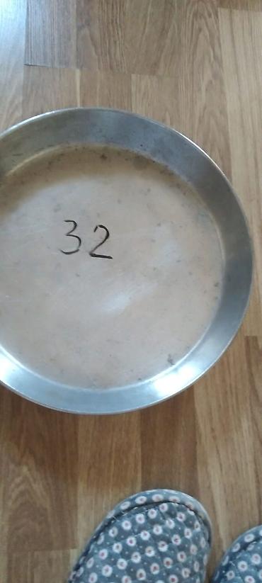Alüminium dairəvi sinı (sini) - Material: qalın divarlı alüminium - lalafo.az -da Alüminium dairəvi sinı (sini) - Material: qalın divarlı alüminium -