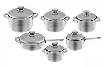 tupperware proizvodi: Set šerpi BR-289 NOVO. Set šerpI BR-289 Nerđajući čelik Metalni — 1