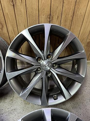 wheel: Литые Диски R 18 Hyundai, Комплект, отверстий - 5, Б/у — 4