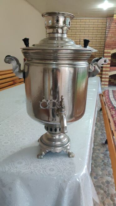 işlənmiş samovar: 7 litirlik samovar problemi yoxdu az işlənib 180 manata