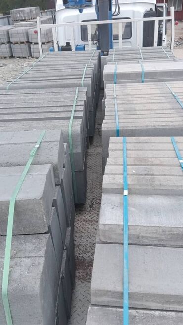 Дорожные бордюры: Дорожный бордюр, Прессованный, Бетонный, Новый — 9