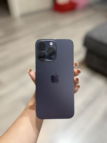 en ucuz iphone 12 pro max: IPhone 14 Pro, 128 GB, Deep Purple, Face ID