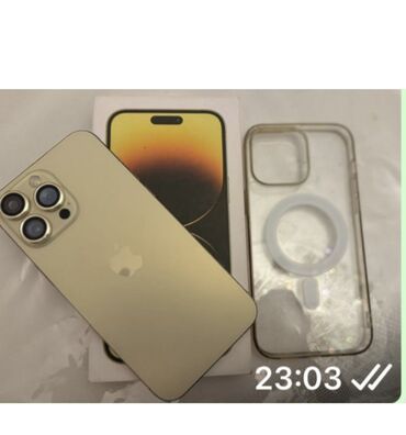 nitro max gold qiymeti: IPhone 15 Pro Max, 512 GB, Matte Gold, Barmaq izi, Face ID