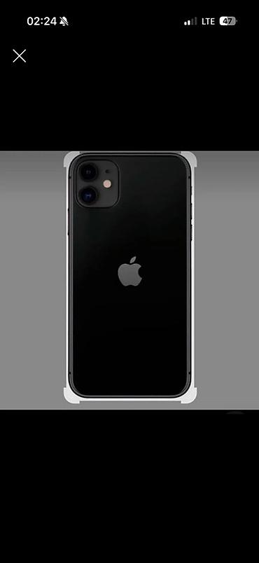 IPhone 11, Б/у, 128 ГБ, Черный, Защитное стекло, Чехол, 100 %
