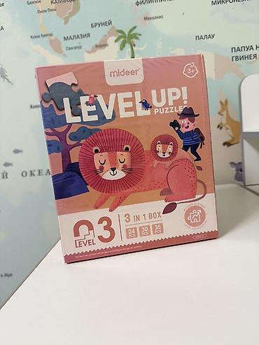 3d пазл: Новые Пазлы Mideer Level Up! (Level 3) — набор из 3 пазлов в одной — 1