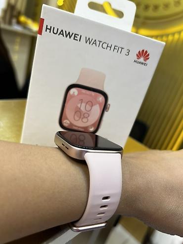 huawei band 6: Huawei Watch Fit 3 – zərif çəhrayı rəngdə smart saat 🆘İşlədilməyib.!🆘 — 2