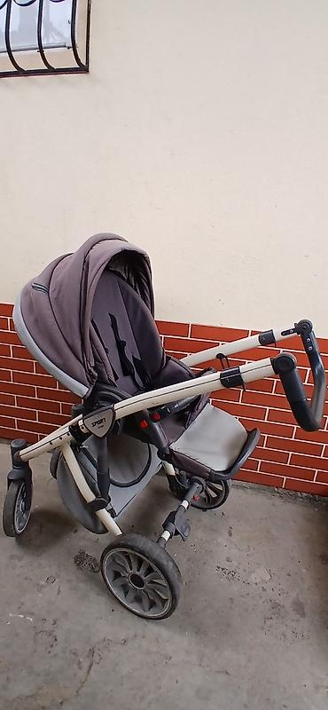 Modullu arabalar: Uşaq arabası komplekti – beşik (körpə kötüyü) və oturacaq bloku ilə — 7