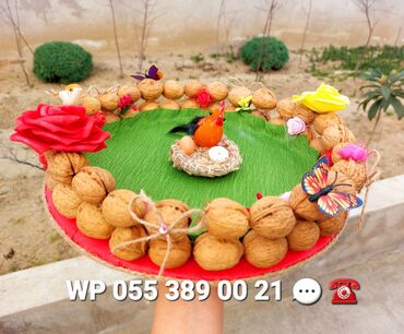 novruz bayrami xoncasi: Süfrələrinizin bəzəyi / novruz xonçasi. Qozdan çərəzlik, səmənilik