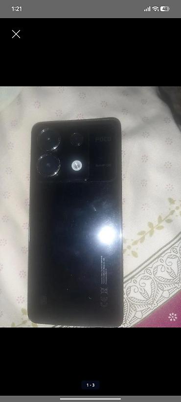 poco x7 pro 5g: Poco X6, 256 GB, rəng - Qara, Barmaq izi — 3