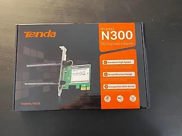 Modemi, ruteri i mrežni uređaji: Tenda Wireless N300 PCI Express adapter – model W322E - Bežični PCIe — 3