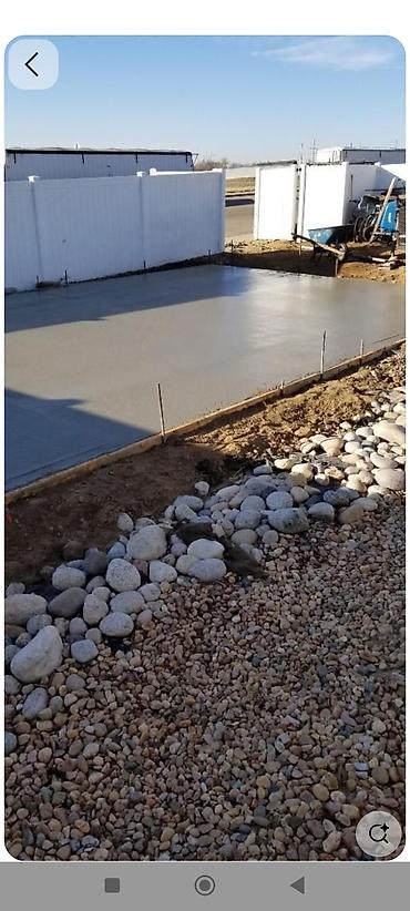 Бетонные работы: Бетонные работы “под ключ” - Заливка площадок, террас и патио у дома — 2