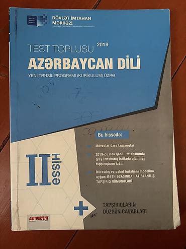 5: Azərbaycan dili Testlər 11-ci sinif, Güvən, 2-ci hissə, 2019 il — 9