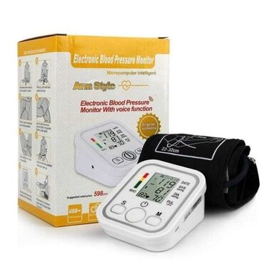 dve: Digitalni elektronski merač krvnog pritiska sa LCD ekranom. 2600 din