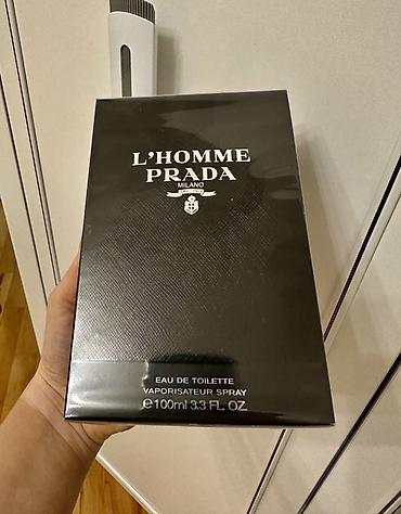 başlıq: Prada L’Homme Eau de Toilette – 100 ml (3.3 fl. oz), vaporizator — 1