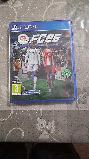 Video oyunlar və konsollar: EA Sports FC 26 – PS4 (Blu‑ray disk və orijinal qutu) - Platforma — 1