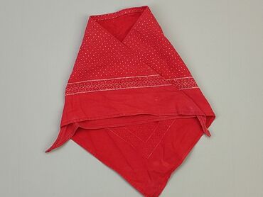 czerwona sukienka w groszki: Chusta, stan - Zadowalający