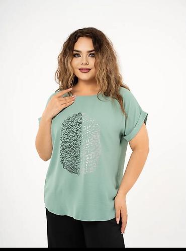 эски кийимдер: Футболка, Классикалык модель, Пахта, Жаңы, 3XL — 1