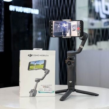 Selfi çubuqları: Telefon üçün stabilizator DJI OM6 DJI Osmo Mobile 6 portativ və güclü