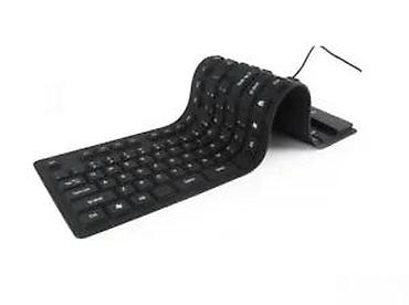 Tastature: Savitljiva silikon tastatura – vodootporna i prenosiva - Materijal — 13