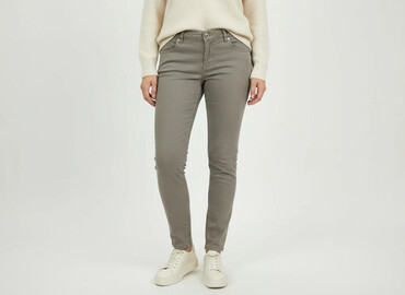 legginsy z zapiętkami reserved: Material trousers for women, size XL