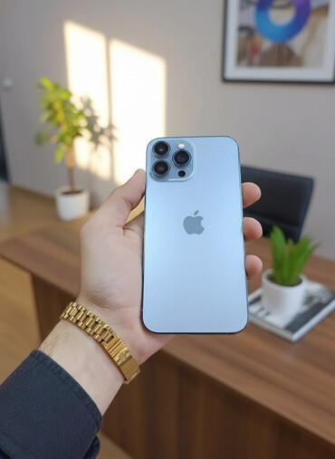 Apple iPhone: IPhone 13 Pro Max, 256 GB, Sierra Blue — 1