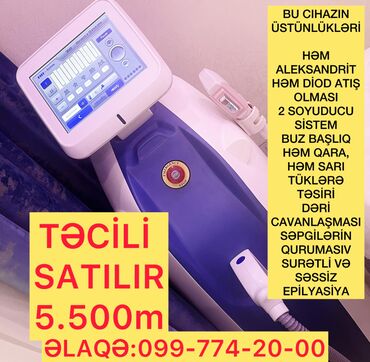 lazer aparati satiram: Epilyasiya üçün, Aleksandrit, Təlim keçirilir