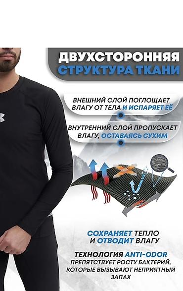 Личные вещи: Термо для Тренировок! Мужское термокомплект (лонгслив + брюки) для — 2