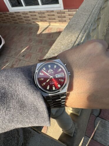 Qol saatları: Qol saatı, Orient, rəng - Qırmızı — 18