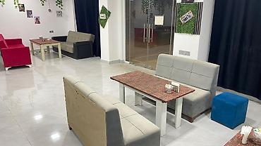 Sifarişlə restoran üçün masa və oturacaq dəstləri: Düz masa — 3
