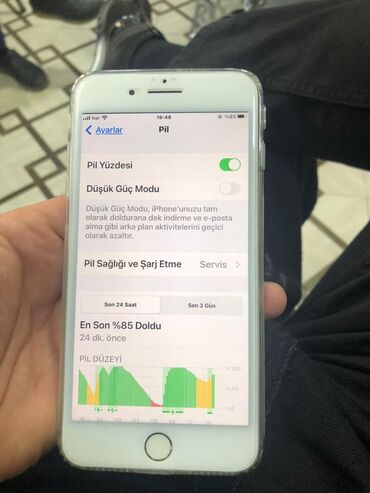 Apple iPhone: IPhone 8 Plus, 64 GB, Ağ, Barmaq izi — 3