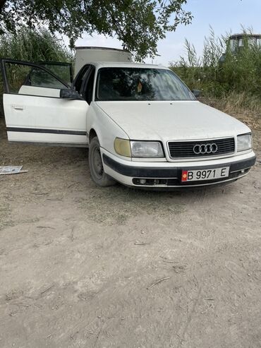 чанган машина цена бишкек: Автомобиль Audi 100 седан белого цвета, оснащенный бензиновым