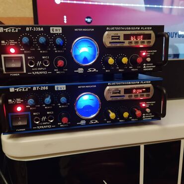 Səs gücləndiriciləri: Sesguclendirici usilitel amplifier karaoke mikrafon echo FM radio USB — 3