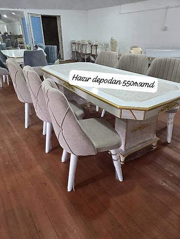 sdullar: Dördbucaq masa, Qonaq otağı üçün, 6 nəfər, Zəmanətli — 1