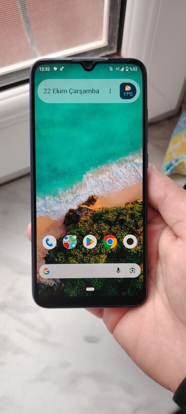 rədmi not 13: Xiaomi Mi A3, 128 ГБ, цвет - Голубой, 
 Сенсорный