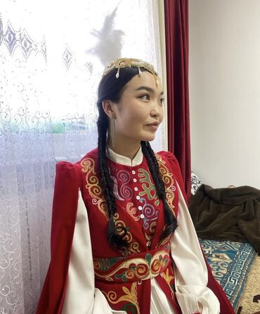 вечерние платья для беременных бишкек: Кыз узатууга көйнөк, M (EU 38), Куру менен, Шлейфи менен, Жаңы, түсү - Ак