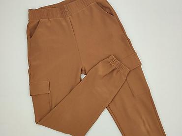czarne cargo pull and bear: Cargo, Spodnie cargo damskie, rozmiar S — 1