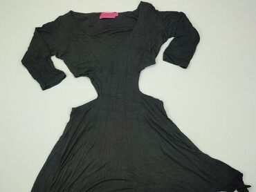 czarna długa sukienki z długim rękawem: Сукня, XL, Boohoo, стан - Хороший