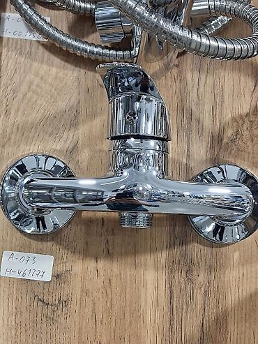 dus basligi: Vanna/dus üçün divara quraşdırılan qarışdırıcı kran - Material — 2