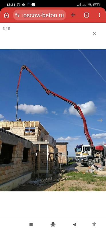 Beton işləri: Beton və beton nasosu xidməti - Tikinti obyektləri üçün hazır betonun — 4