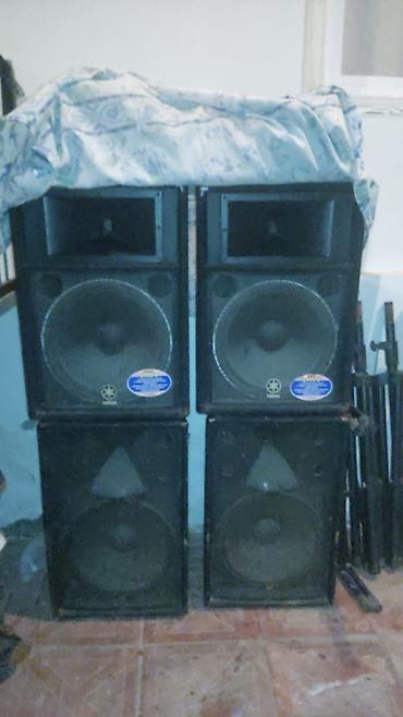 baş fənəri: Yamaha səs sistemi – 4 ədəd passiv akustik kolonkadan ibarət tam dəst — 1