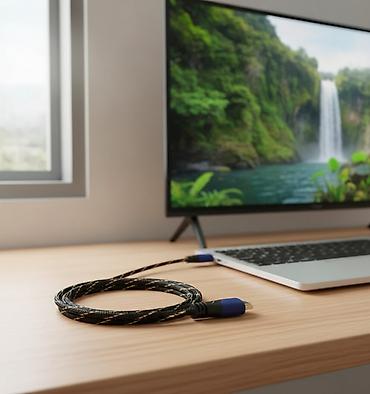 cat kabel: Razində!!! 5₼!!! HDTV kabel 1 metr HDMİ 1.4, Full HD 1080p 60fps — 1