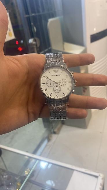 bileklik: Yeni, Qol saatı, Emporio Armani, rəng - Gümüşü — 1