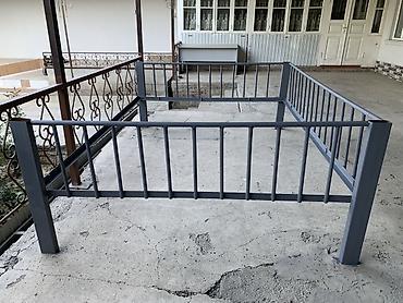 заборные листы: Металлическая ограда/ограждение для клумбы или захоронения. - — 1